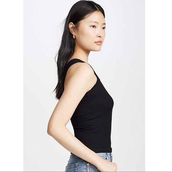 NEW LNA BLACK RIBBED TANK TOP - Picture 5 of 9